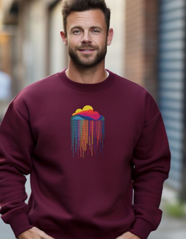 emboridery sweatshirt